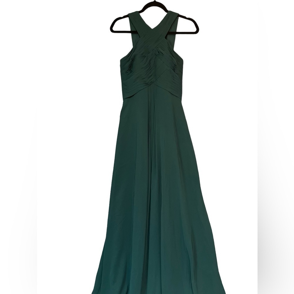 Azazie Dark Teal Floor Length Formal Gown